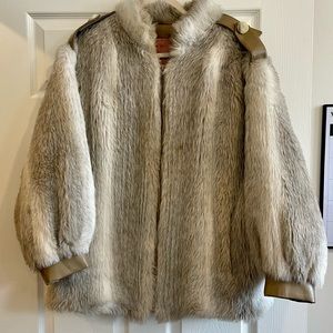 Vintage Faux Fur Bomber